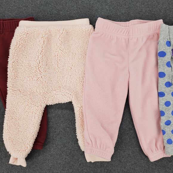 Gerber/Garanimals Bundle of 4 Baby Girl Winter Pants Size‎ 12 Months Pre-Owned - Picture 3 of 6